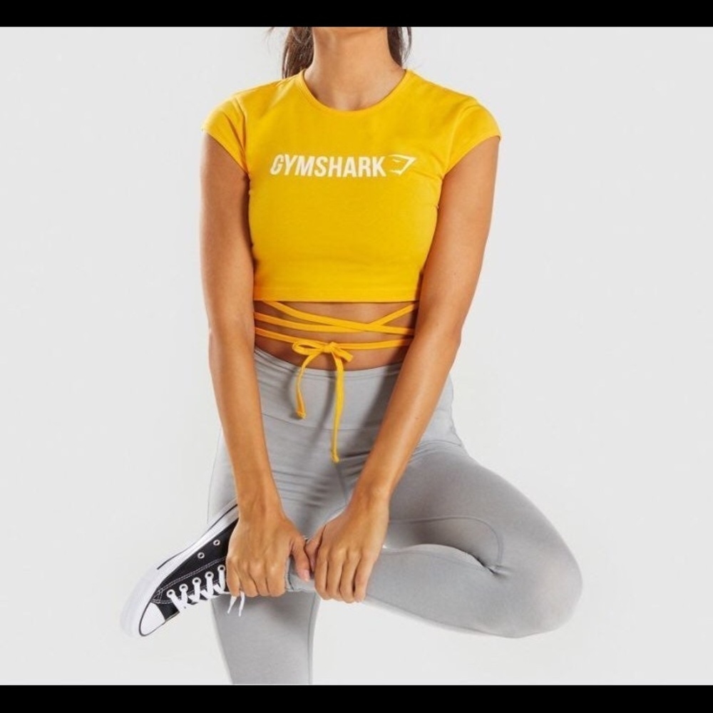 Gymshark ribbon top S